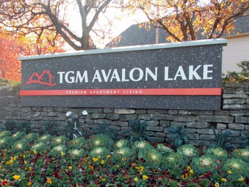 This image showcase the TGM Avalon Lake entrance gate through the apartment in Indianapolis, IN